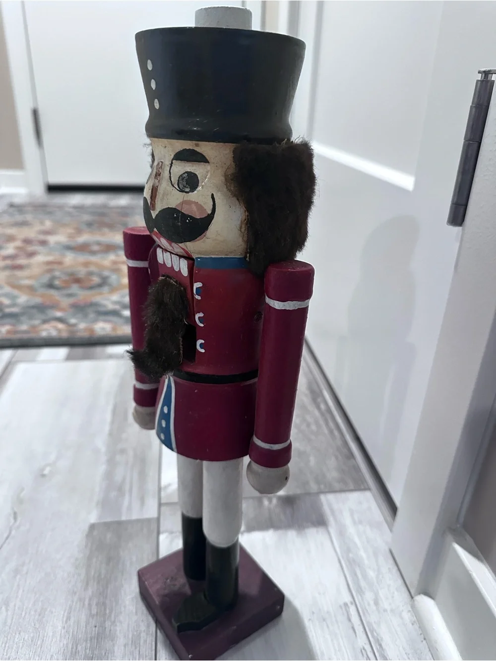 Classic Red Wooden Nutcracker Soldier,15 inches
